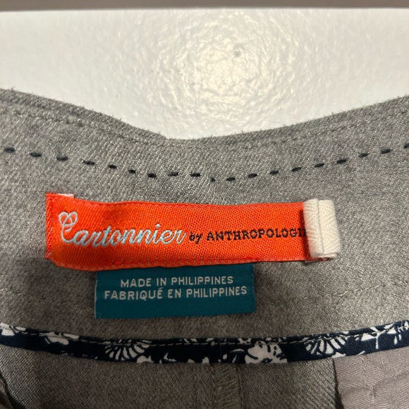 Anthropologie Cartonnier Grey Wool Pants - Picture 5 of 5